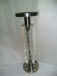 Acrylic Body Rotameter in Flange Connection for 0-10 LPM